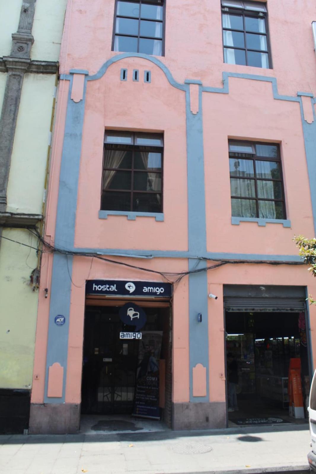 Hostal Amigo Kota Meksiko Bagian luar foto